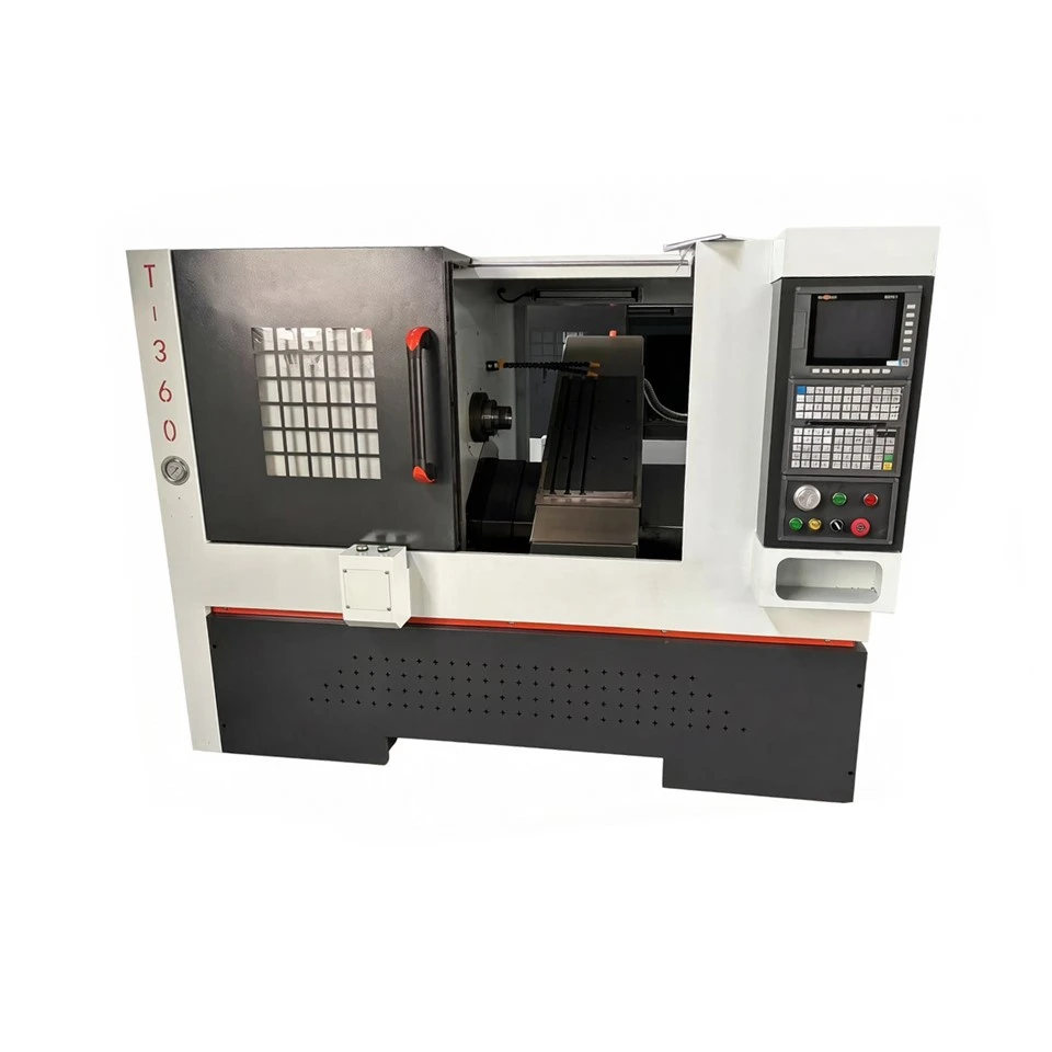 Horizontal Lathe With Slant Bed